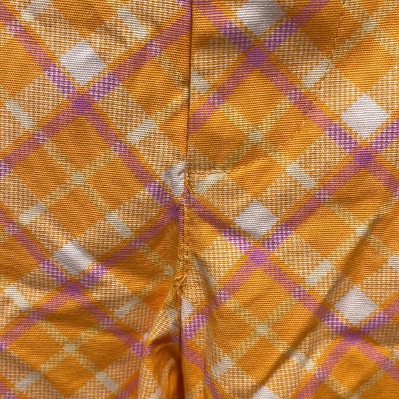 NEW Urban Outfitters Plaid Ingrid High Rise Pinup Pants 4 Spring Striped - Picture 9 of 9